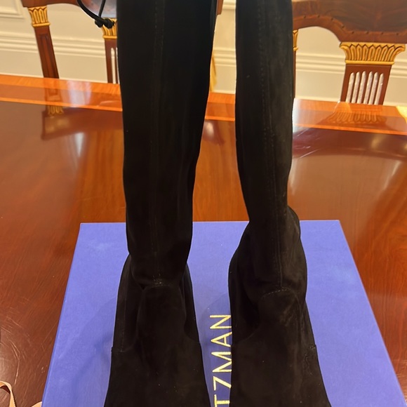 Stuart WEITZMAN lowland suede over knee boots - Picture 5 of 12